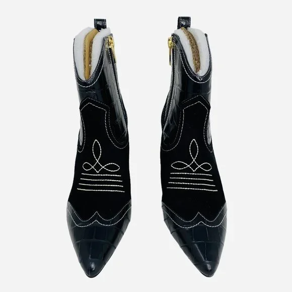 Vince Camuto Leather Saiovell Dress Bootie - Picture 5 of 9